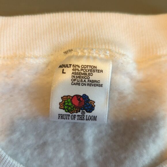 Boston Red Sox Sweatshirt Mens Large Leaves May Fall But We Didn't 1995 Vintage - Picture 5 of 8